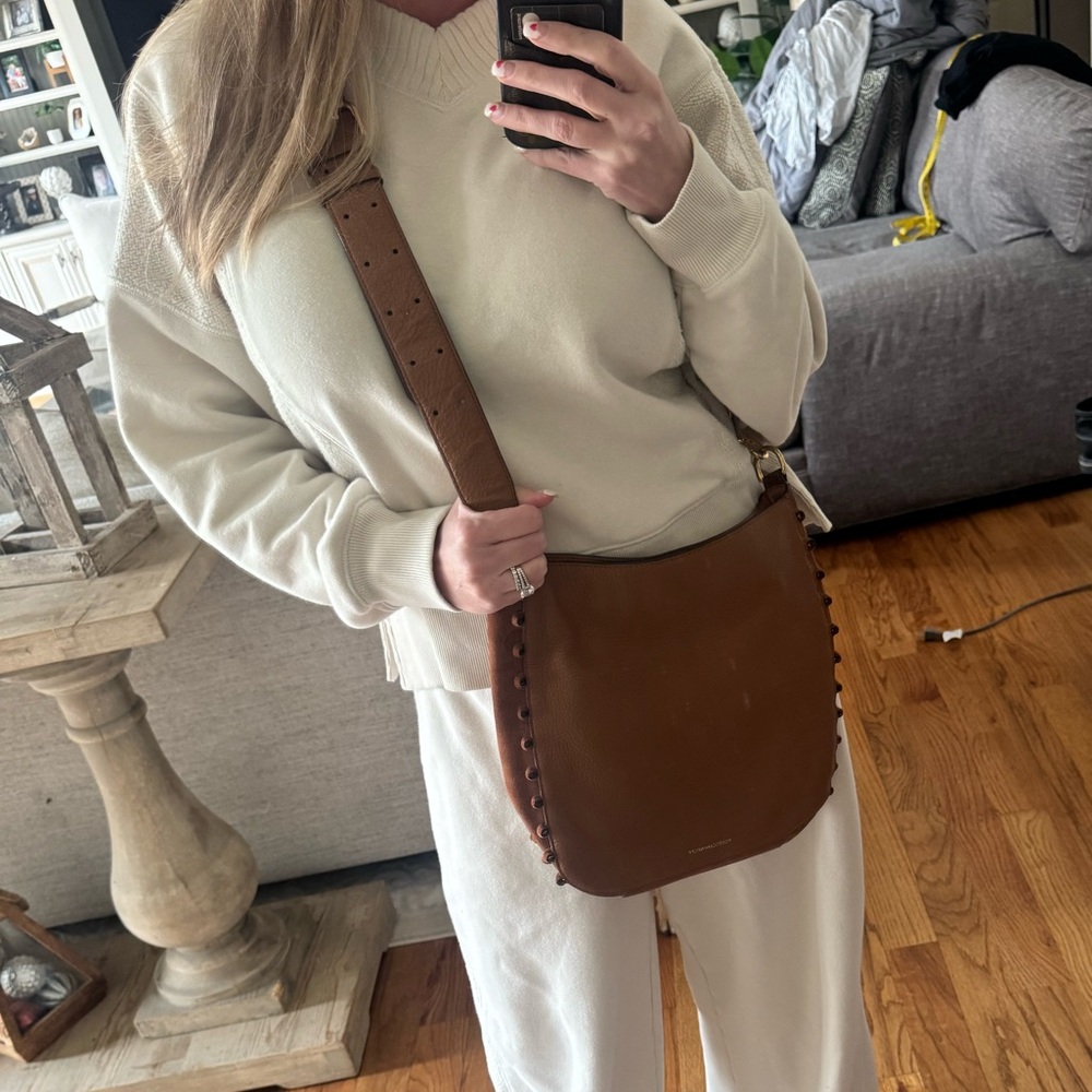 Rebecca Minkoff Tan Leather Crossbody leather hobo Bag